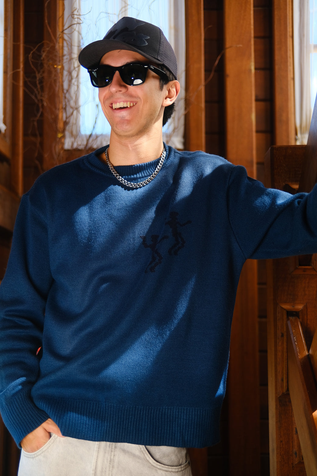 DANCIN - SUÉTER AZUL