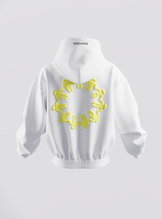 LA YELLOW GANG - MOLETOM OFF WHITE