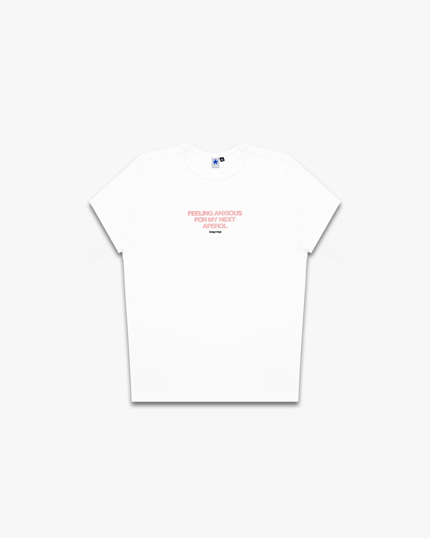 APEROL - BABY TEE OFF WHITE