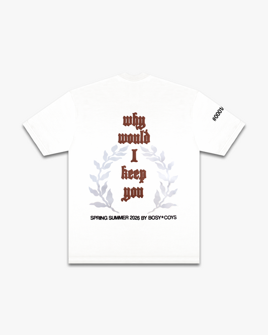 NOT A KEEPER - CAMISETA OFF WHITE