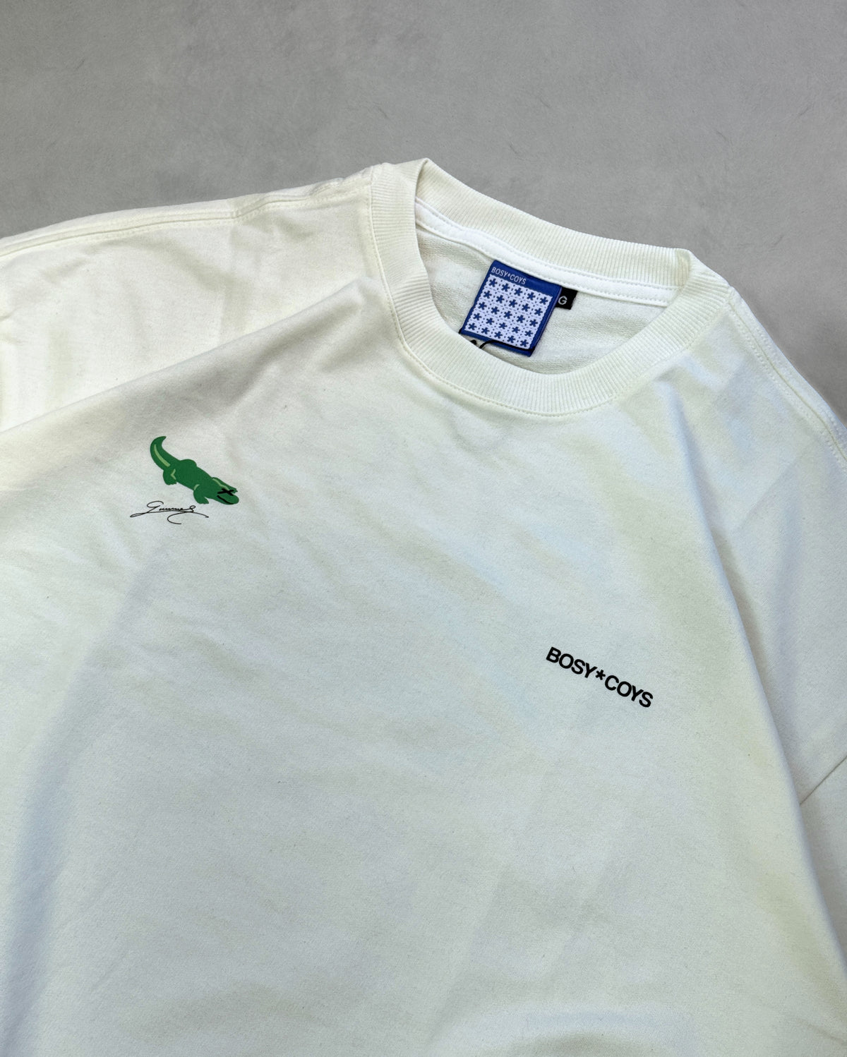LAKOSTE - CAMISETA OFF WHITE - FRENTE (FOTO)