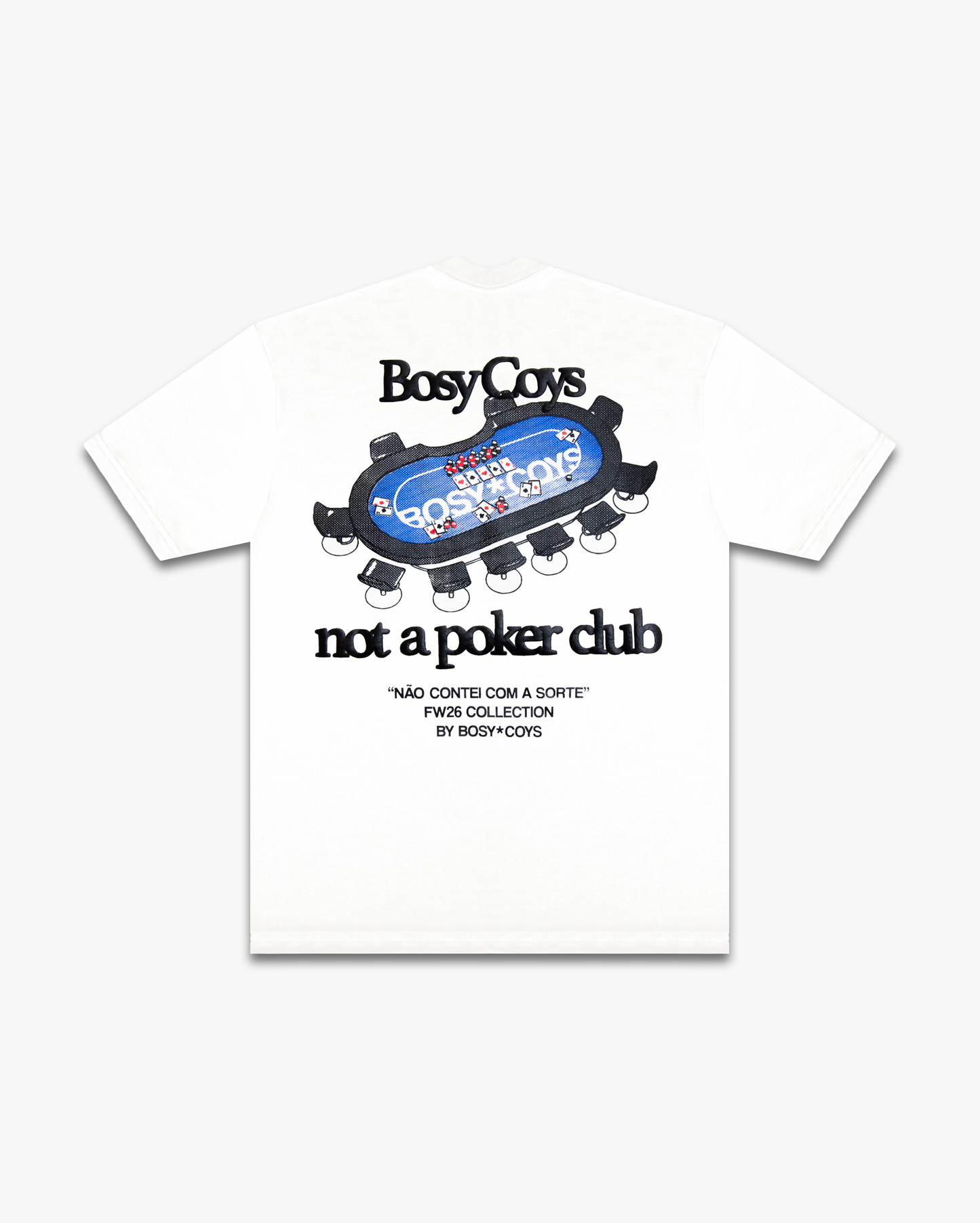 NOT A POKER CLUB - CAMISETA OFF WHITE