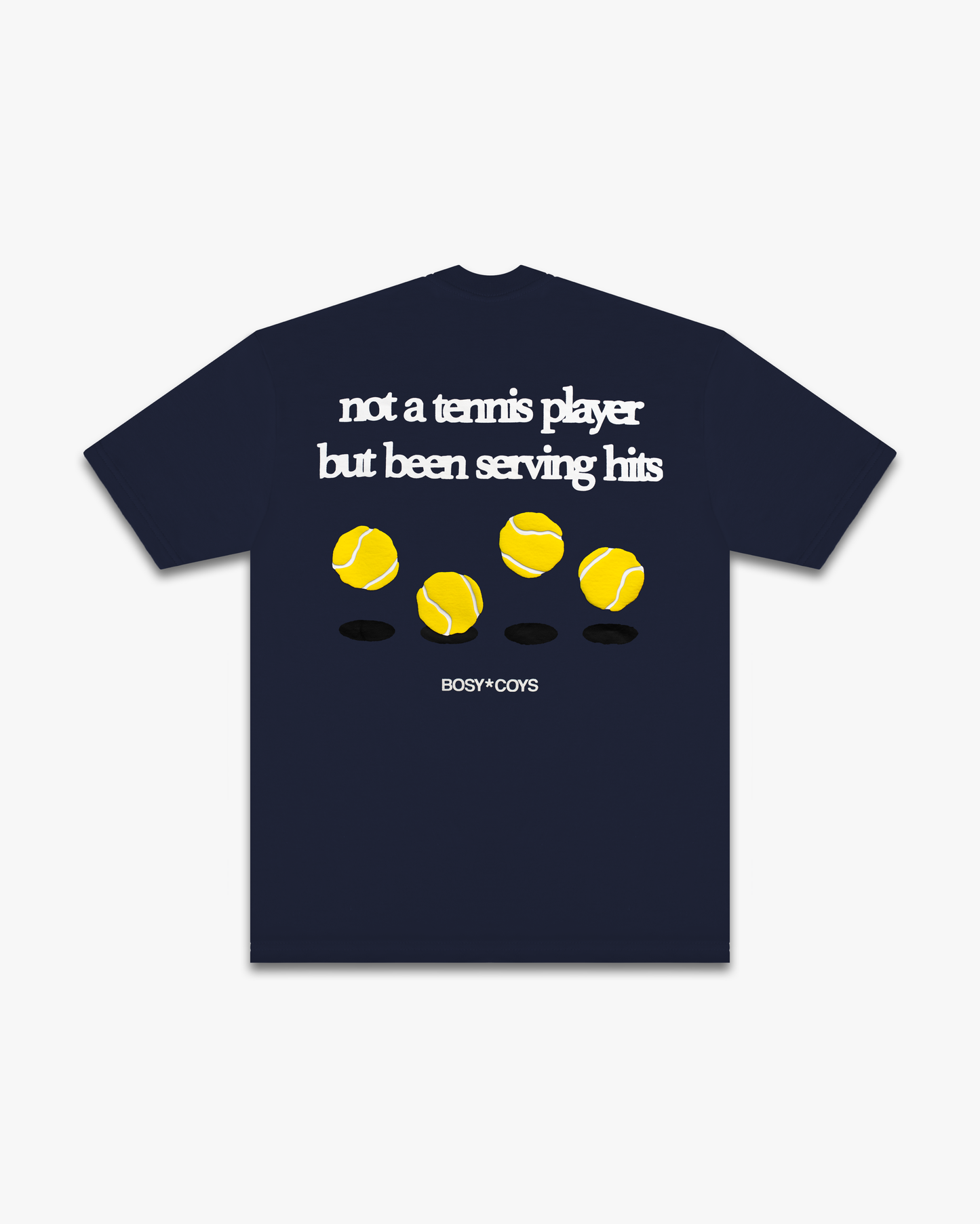 NOT A TENNIS PLAYER - CAMISETA MARINHO