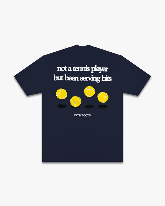 NOT A TENNIS PLAYER - CAMISETA MARINHO