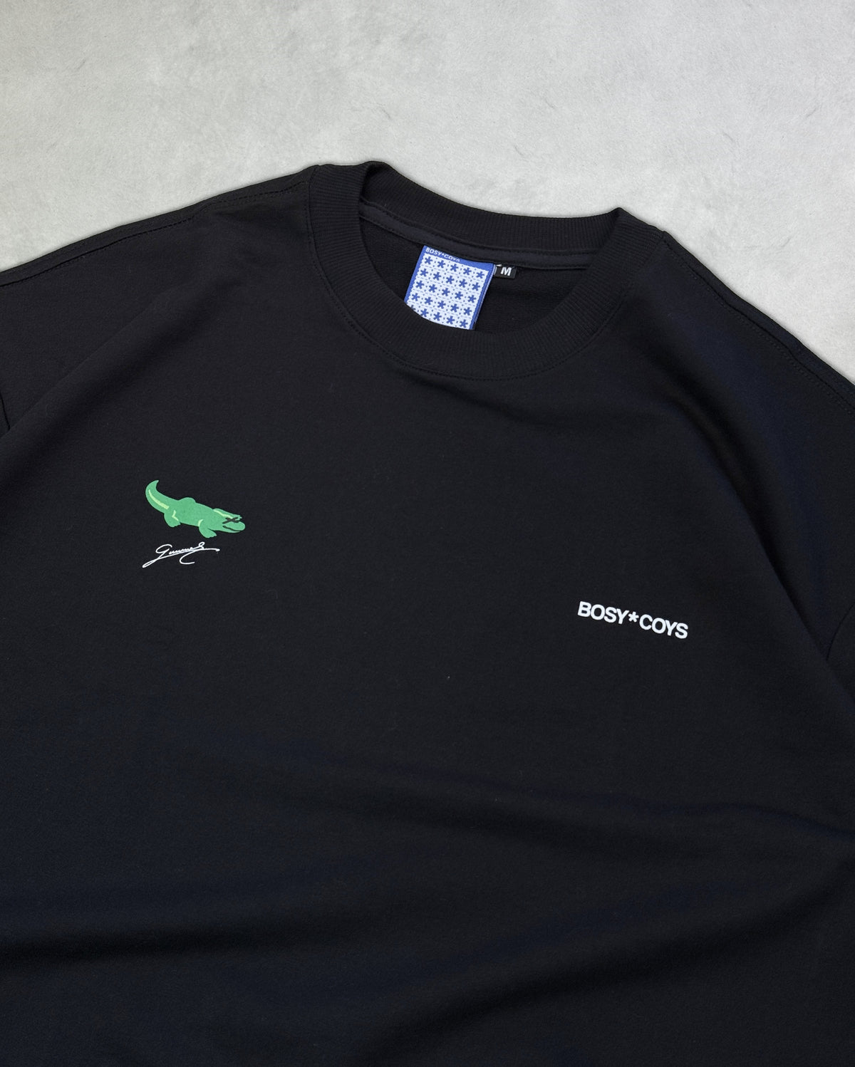 LAKOSTE - CAMISETA PRETA - FRENTE (FOTO)