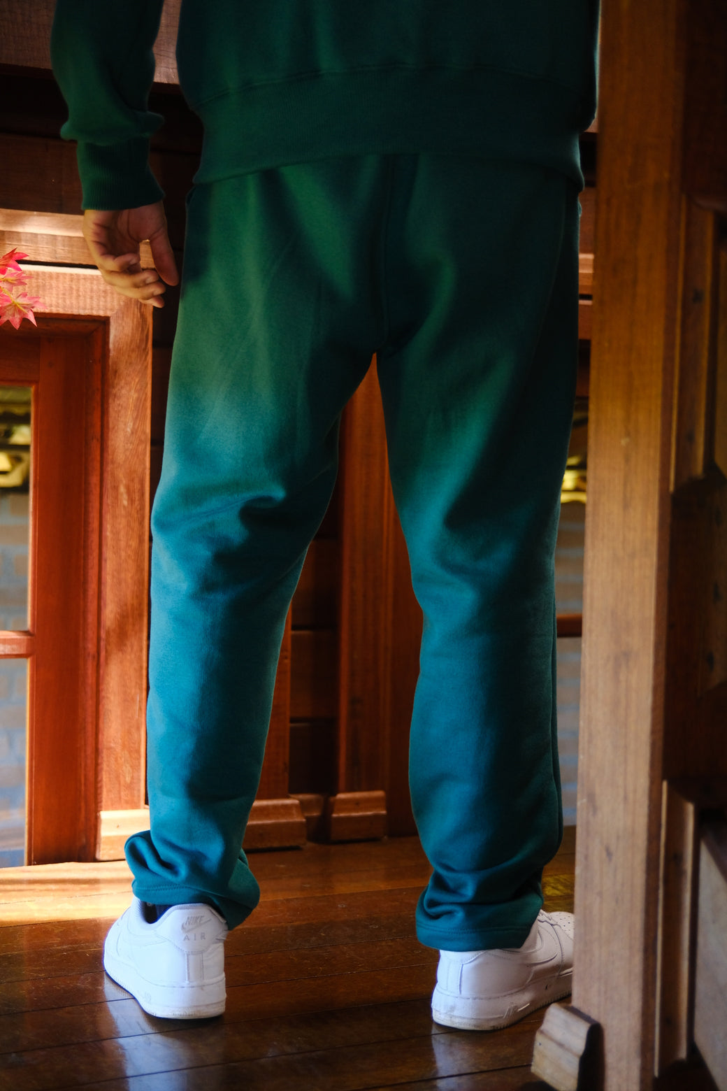 CALÇA DE MOLETOM VERDE MURANO