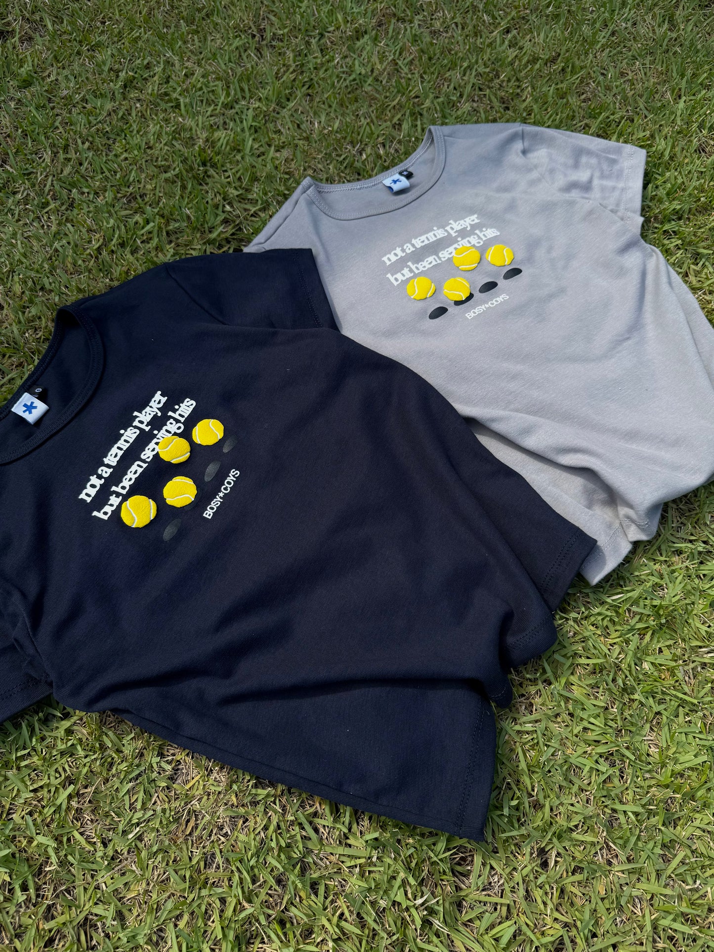 NOT A TENNIS PLAYER - BABY TEE MARINHO