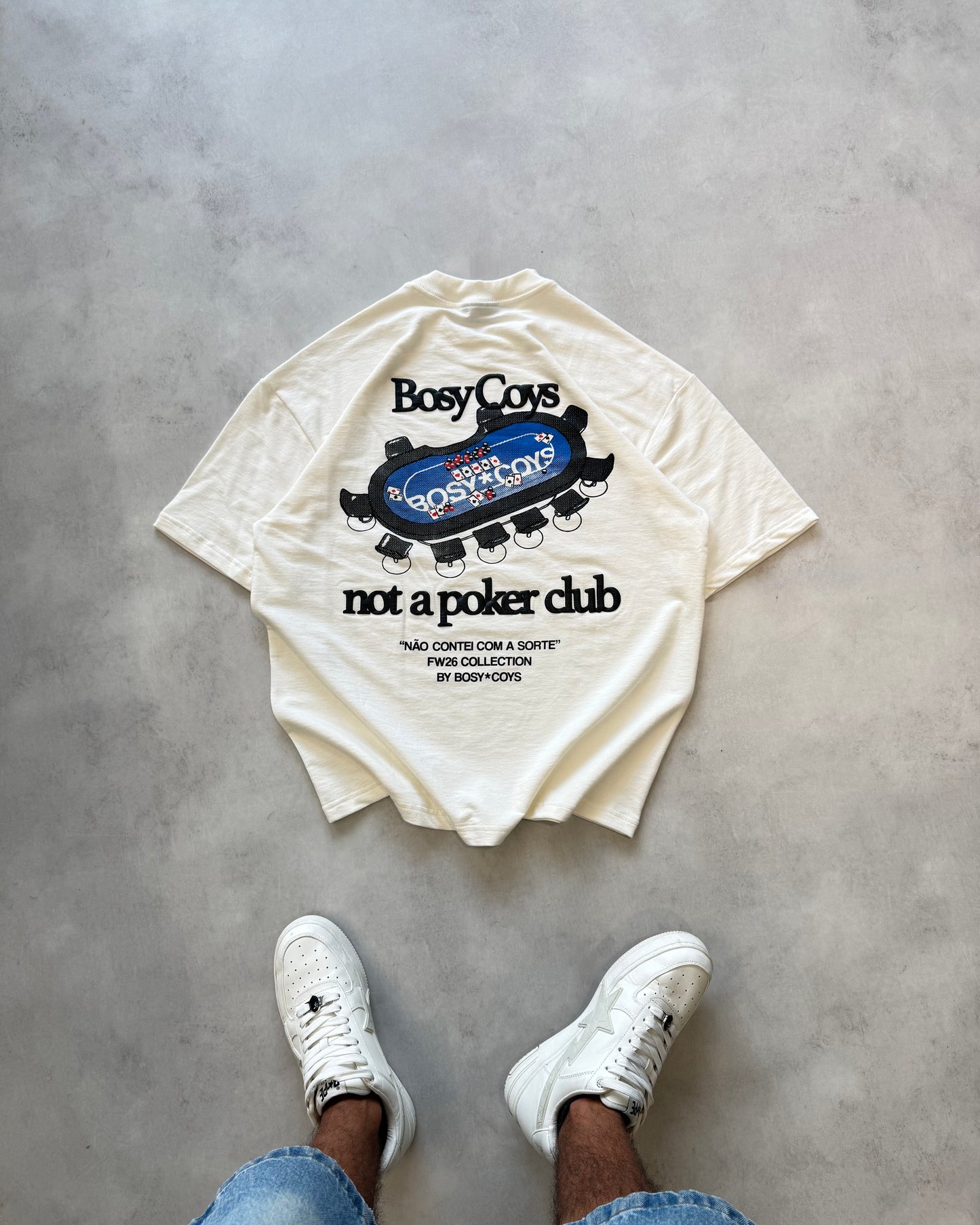 NOT A POKER CLUB - CAMISETA OFF WHITE