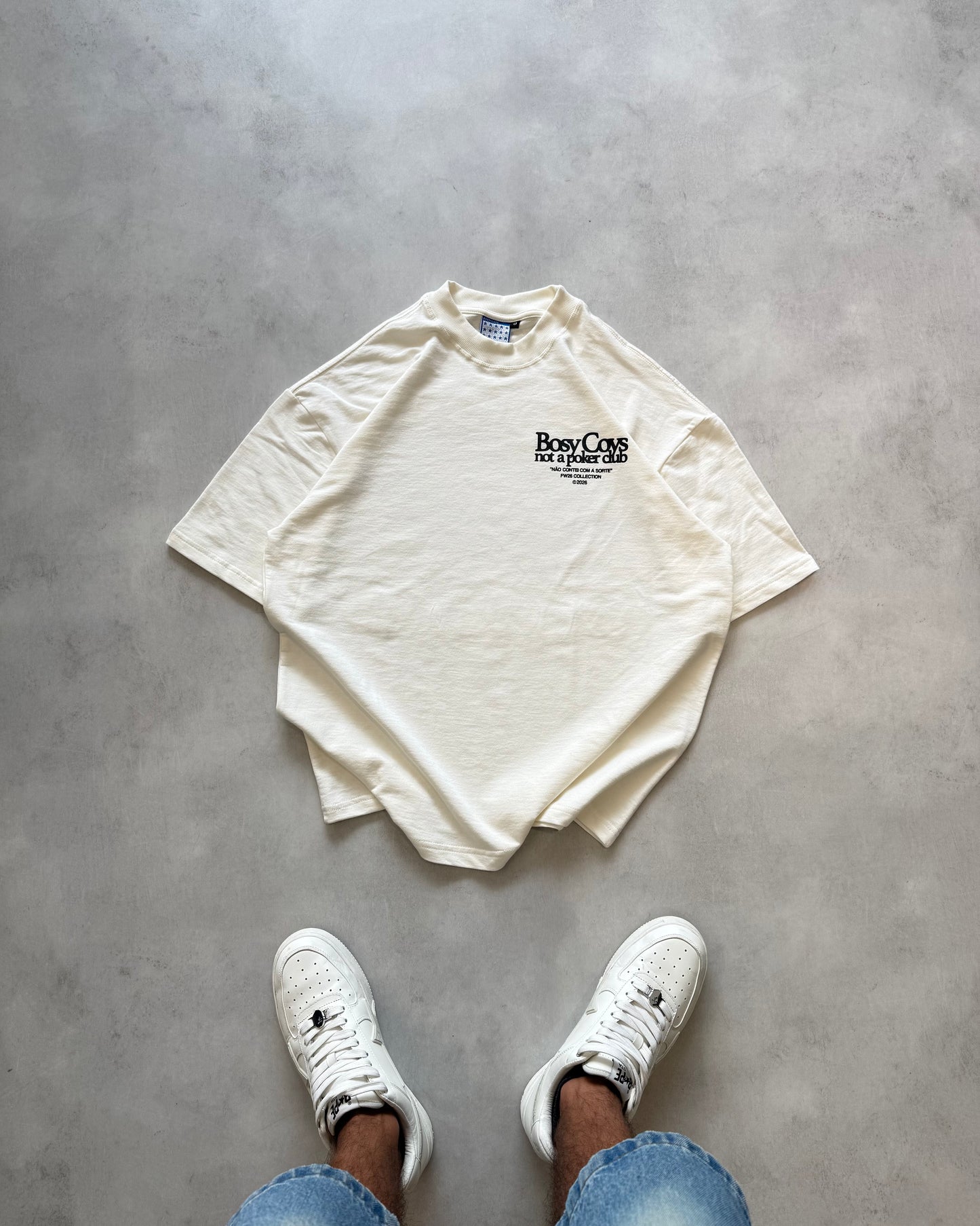 NOT A POKER CLUB - CAMISETA OFF WHITE