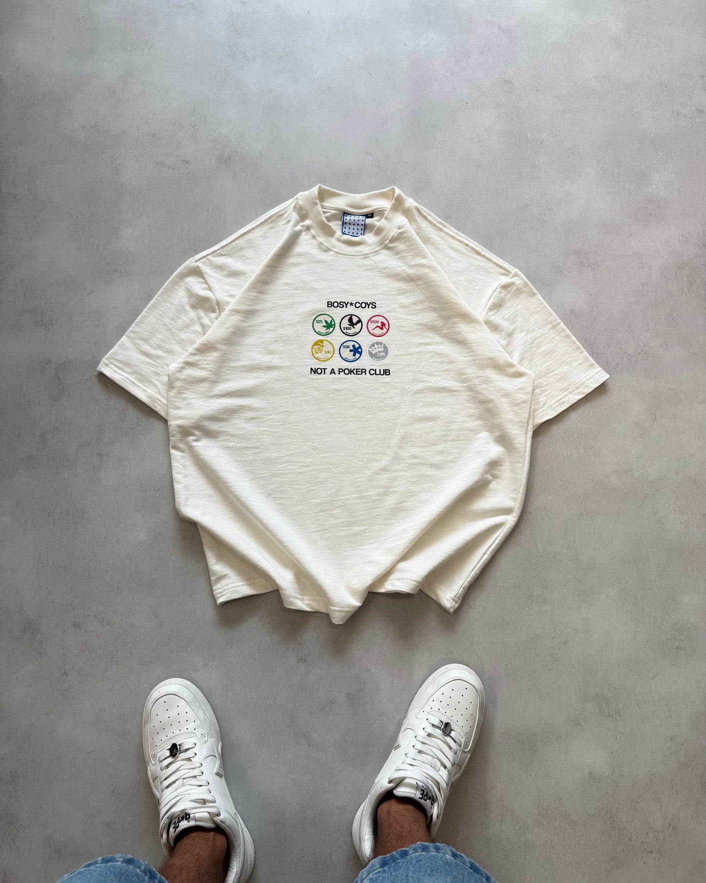 CHIPS - CAMISETA OFF WHITE