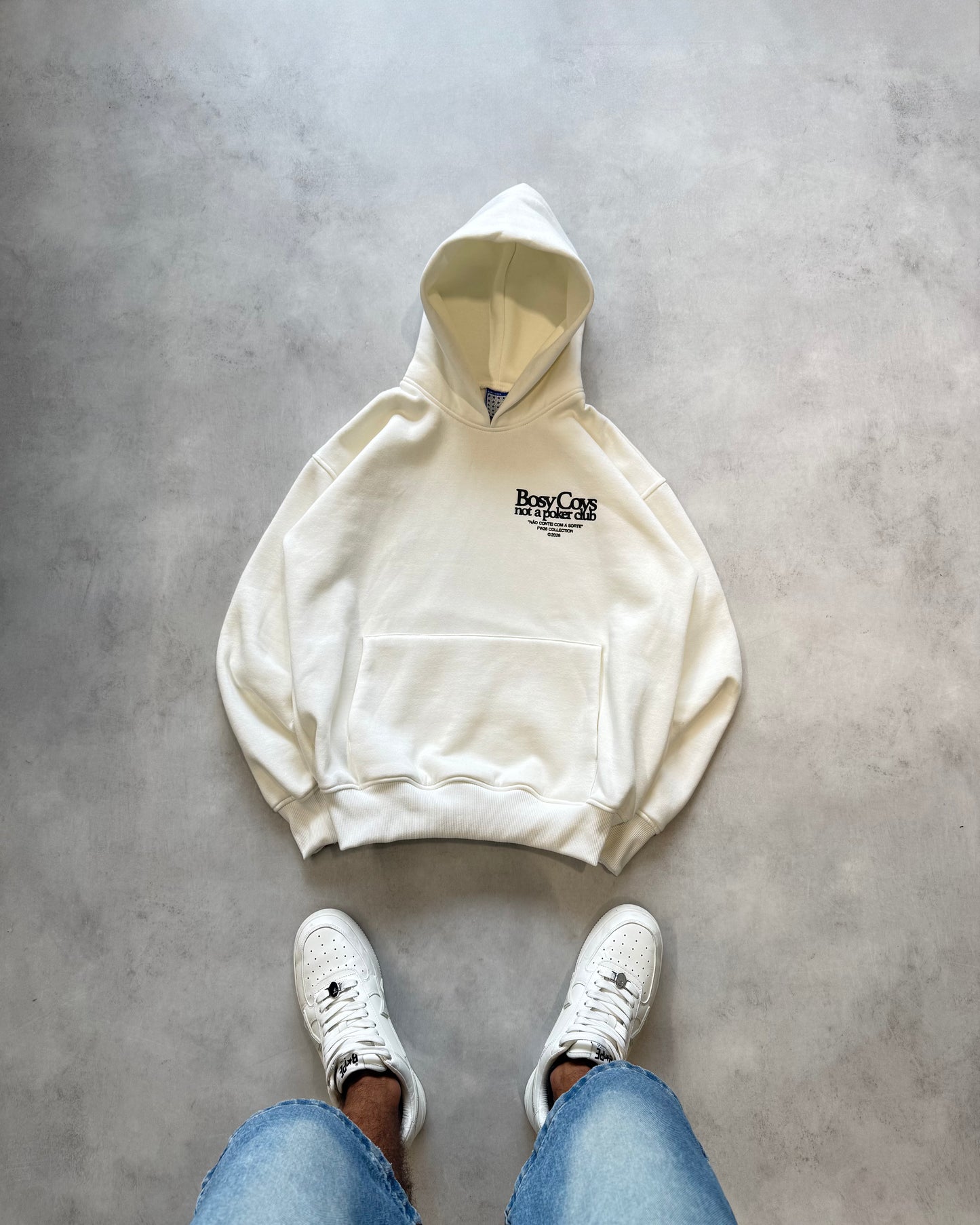 NOT A POKER CLUB - MOLETOM OFF WHITE
