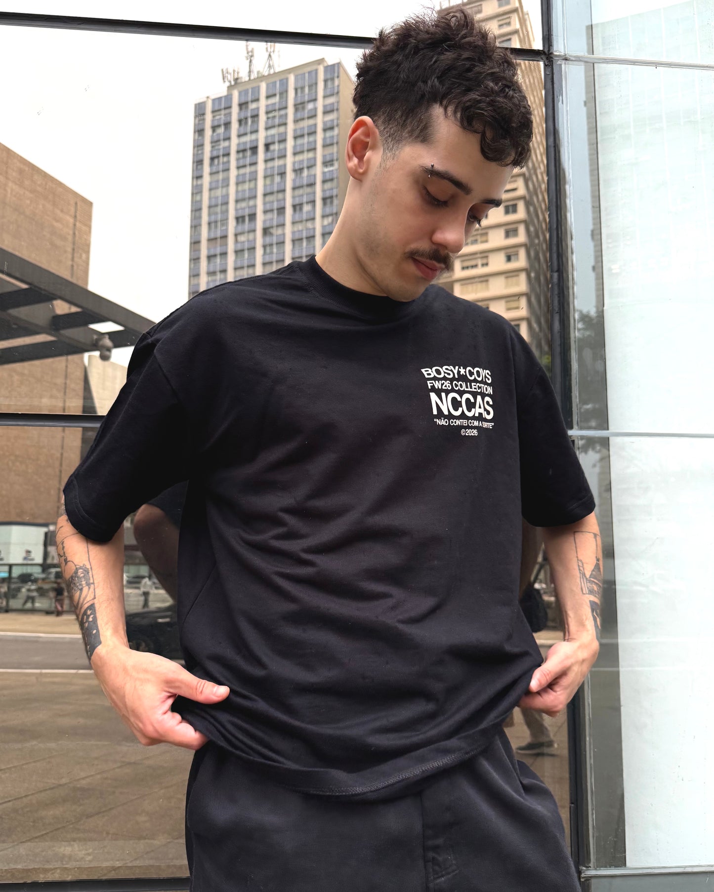 NCCAS - CAMISETA PRETA