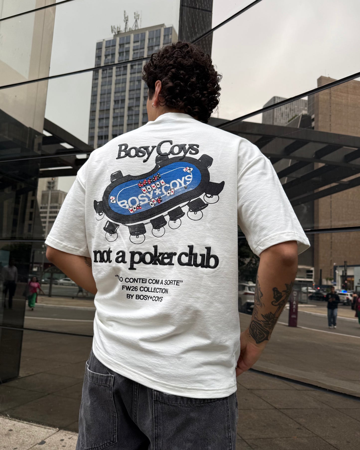 NOT A POKER CLUB - CAMISETA OFF WHITE