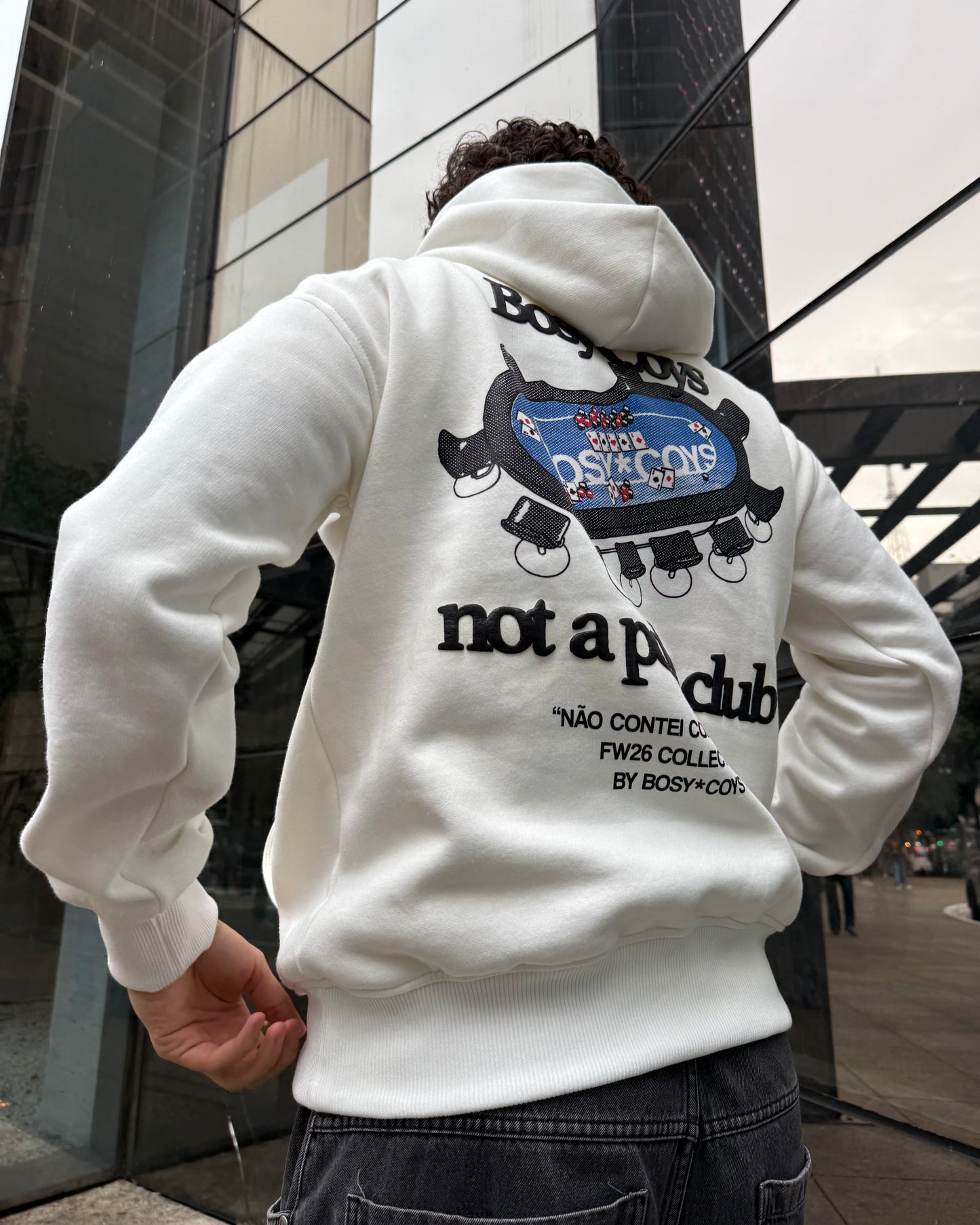 NOT A POKER CLUB - MOLETOM OFF WHITE