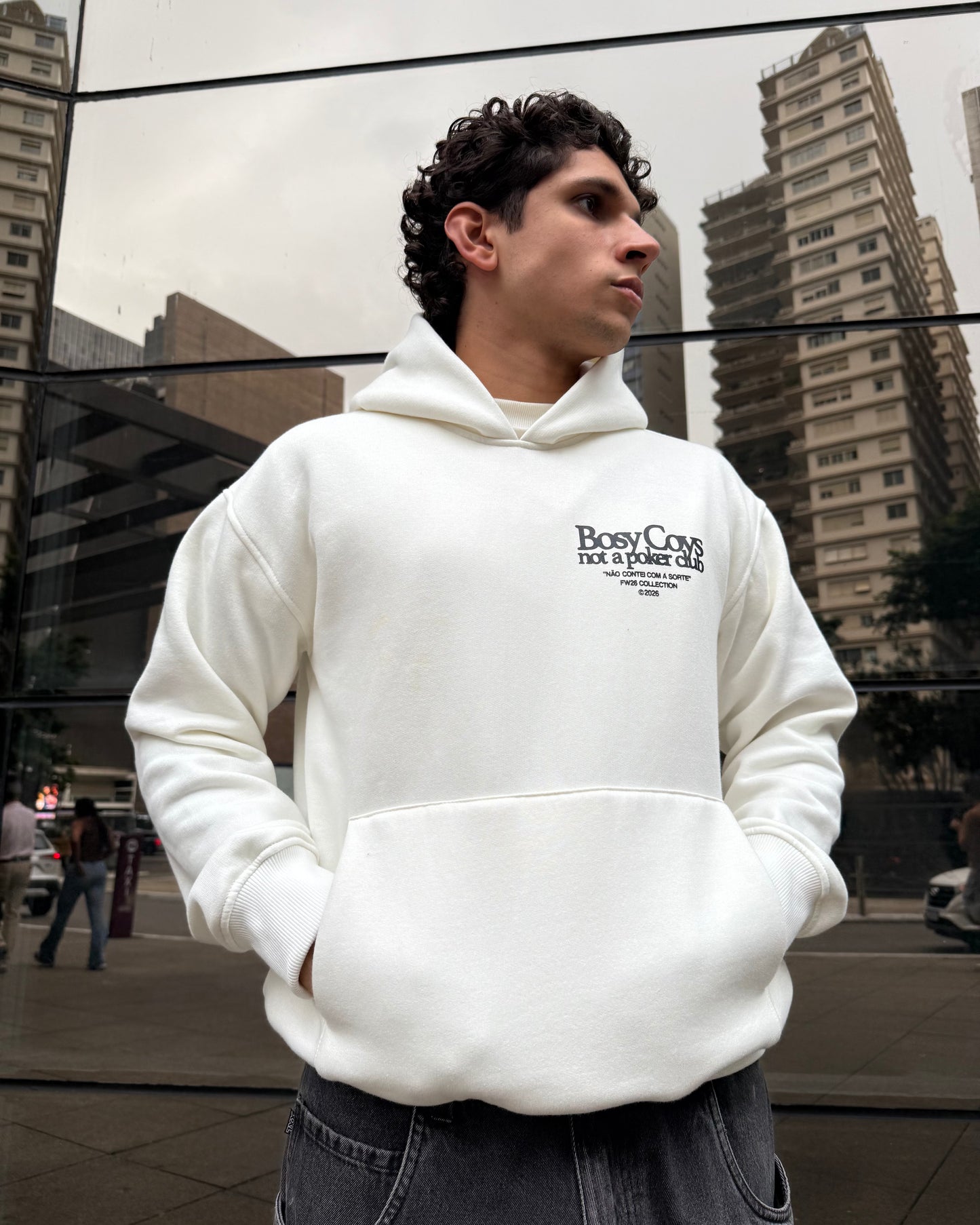 NOT A POKER CLUB - MOLETOM OFF WHITE