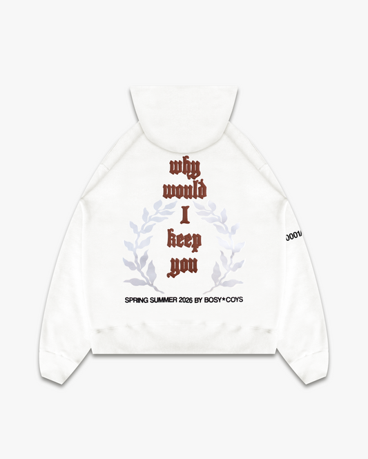 NOT A KEEPER - MOLETOM OFF WHITE