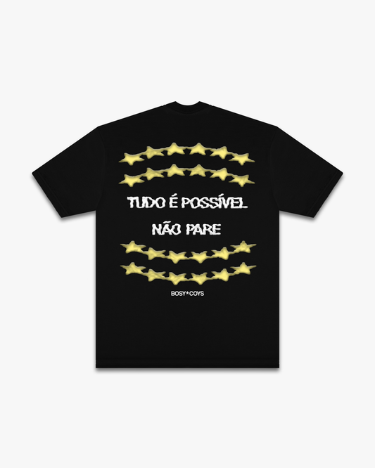 NÃO PARE - CAMISETA PRETA