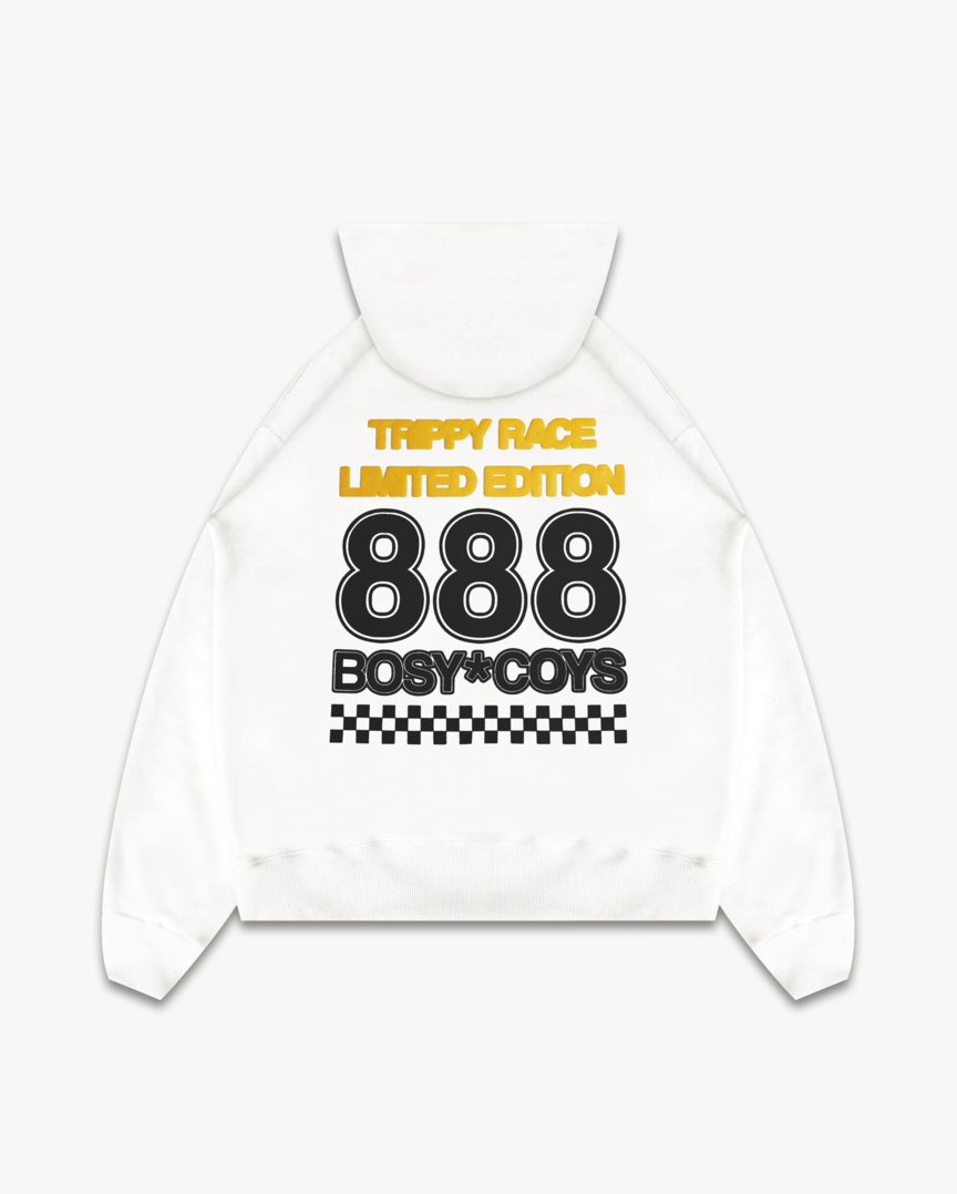 TRIPPY RACE - MOLETOM OFF WHITE