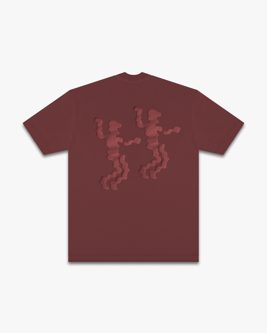 DANCIN - CAMISETA BORDÔ